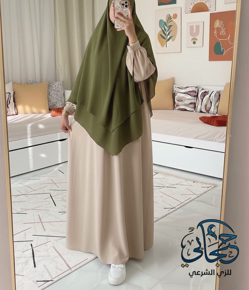 خمار وسط طبقتين زيتى