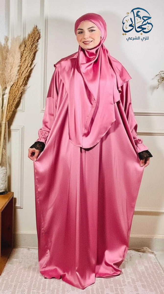 طقم اسدال بالخمار الفرنسي ... كشمير