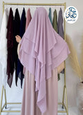 3-Layer Khimar Lavender