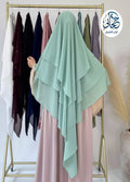 3-Layer Khimar Mint Green