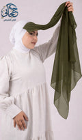 Olive  neck scarf