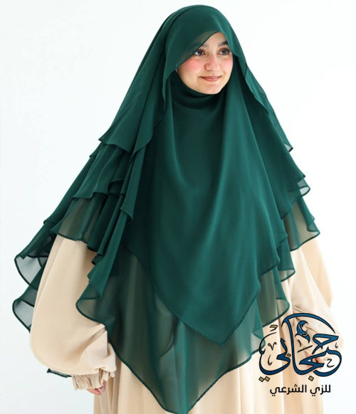 Indonesian Tanda Khimar Olive