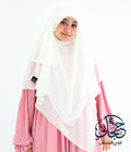 Indonesian Tanda Khimar off White
