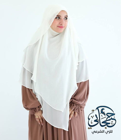 خمار أندونيسي تندا أبيض